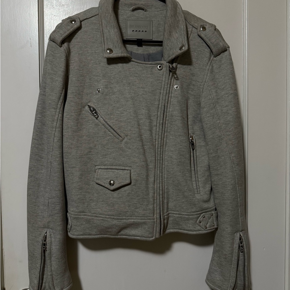 Cotton moto military jacket from Nordstrom - Picture 3 of 10
